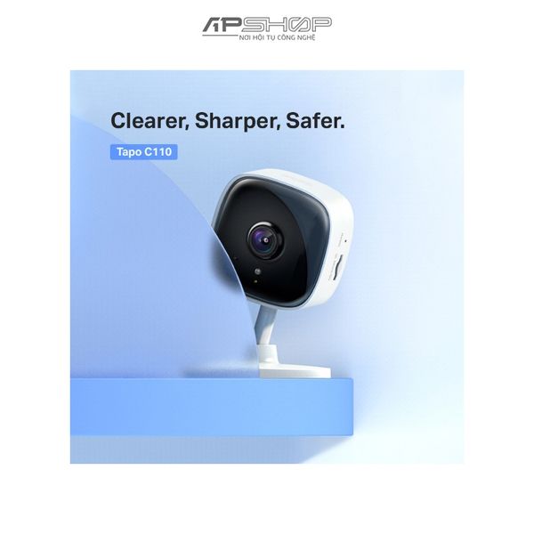 TP Link Camera WiFi An Ninh cho Gia Đình Tapo C110 3MP | Chính hãng