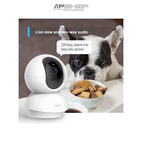 TP Link Camera WiFi An Ninh Gia Đình Quay / Quét TC70 1080p | Chính hãng