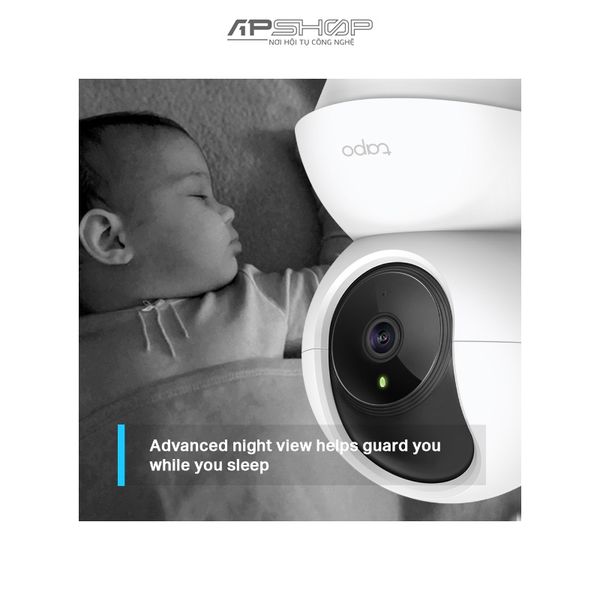 TP Link Camera WiFi An Ninh Gia Đình Quay Quét Tapo C210 3MP | Chính hãng