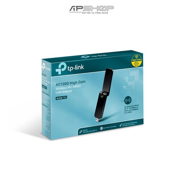 USB Wifi TP-Link Archer T4U băng tần kép AC1300 | Chính hãng