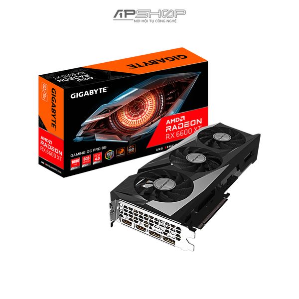VGA AMD Radeon Gigabyte RX 6600 XT Gaming OC Pro 8GB - Hàng chính hãng