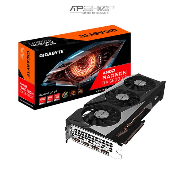 VGA AMD Radeon Gigabyte RX 6600 XT Gaming OC 8GB - Hàng chính hãng