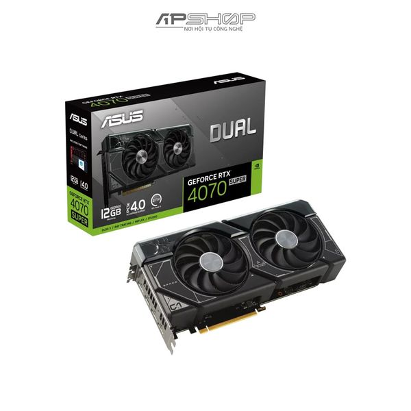 VGA ASUS Dual RTX 4070 SUPER 12GB GDDR6X