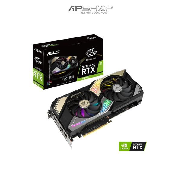 VGA ASUS KO RTX 3060 Ti OC Edition 8GB V2 GAMING | Chính hãng