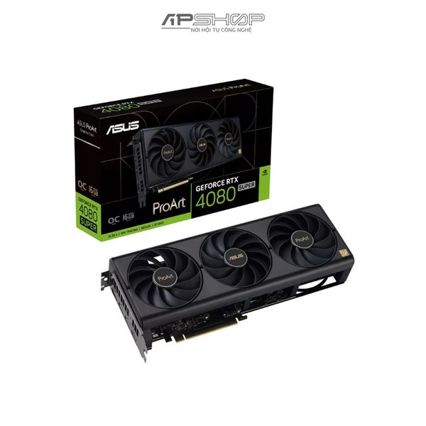 VGA ASUS ProArt RTX 4080 SUPER 16GB GDDR6X OC Edition