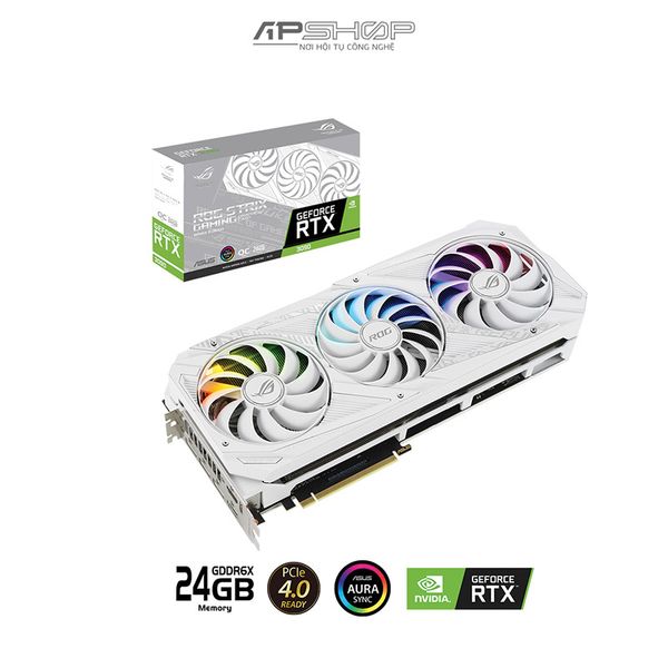 VGA ASUS ROG STRIX RTX 3090 24GB GAMING WHITE | Chính hãng