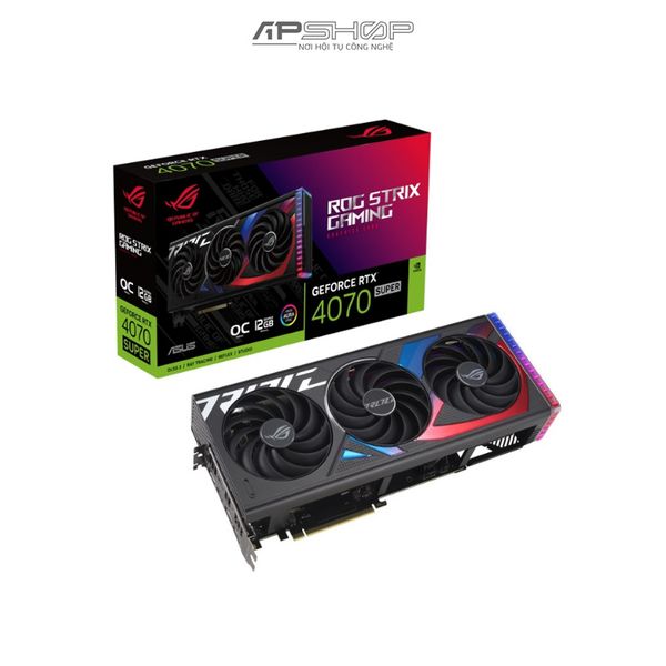 VGA ASUS ROG Strix RTX 4070 SUPER 12GB GDDR6X OC Edition