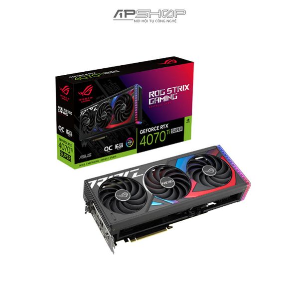 VGA ASUS ROG Strix RTX 4070 Ti SUPER 16GB GDDR6X OC Edition