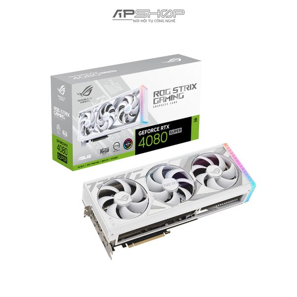 VGA ASUS ROG Strix RTX 4080 SUPER 16GB GDDR6X White Edition