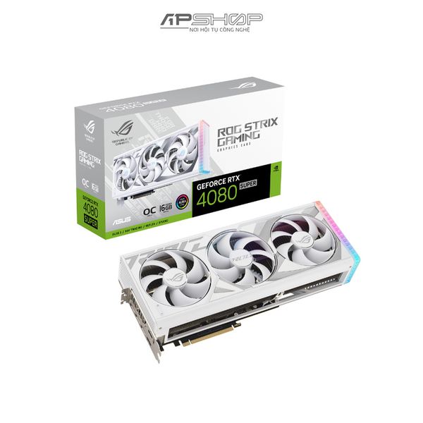 VGA ASUS ROG Strix RTX 4080 SUPER 16GB GDDR6X White OC Edition