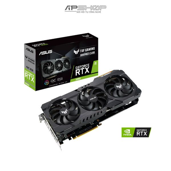 VGA ASUS TUF Gaming RTX 3060 OC Edition 12GB V2 | Chính hãng