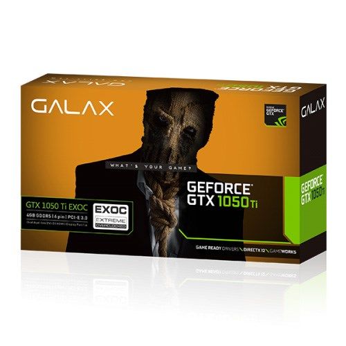 Galax GTX 1050 Ti EXOC 4GB 2 Fan