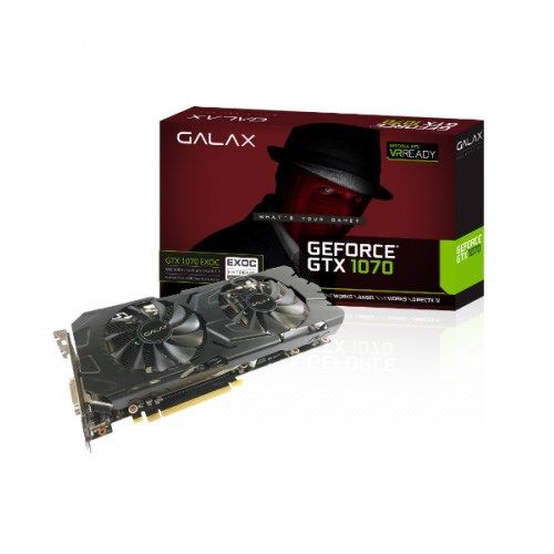 VGA Galax GTX 1070 Black EXOC 8GB 2 Fan