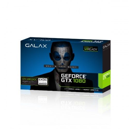 VGA Galax GTX 1080 Black EXOC 8GB 2 Fan