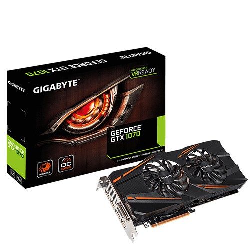 VGA Gigabyte GTX 1070 WindforceOC 8G