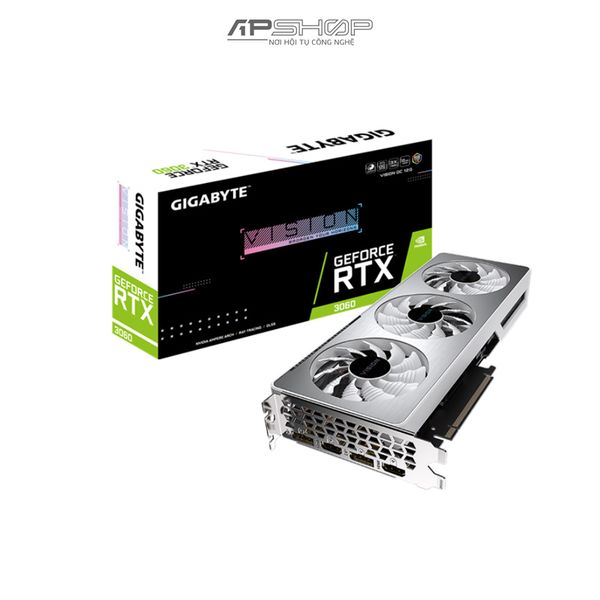 VGA GIGABYTE RTX 3060 VISION OC 12G | Chính hãng