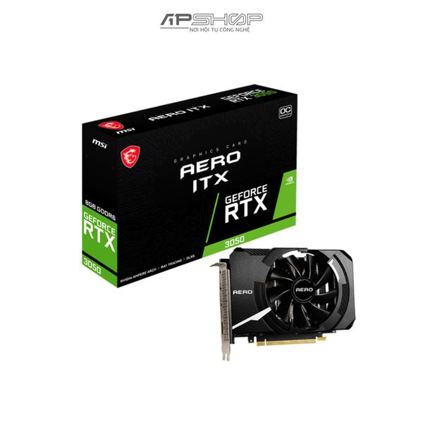 VGA MSI RTX 3050 AERO ITX 8G OC | Chính hãng