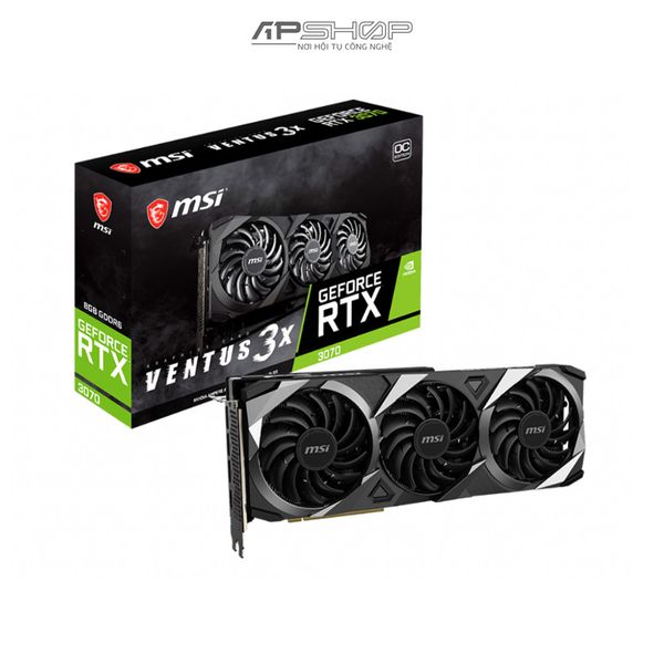 VGA MSI RTX 3070 VENTUS 3X PLUS 8G OC | Chính hãng