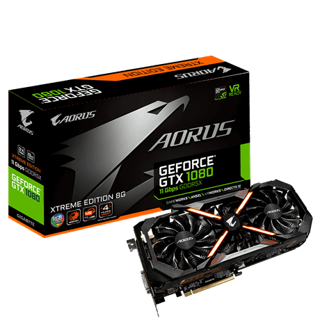 VGA AORUS GTX 1080 Xtreme Edition 8GB 11Gbps