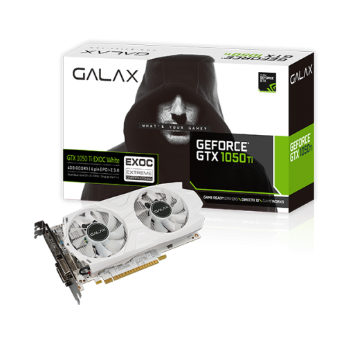 Vga Galax GTX 1050 Ti EXOC White 4GB