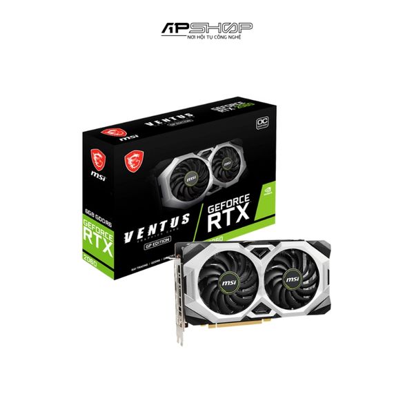 VGA MSI RTX 2060 VENTUS GP OC EDITION 6G | Chính hãng