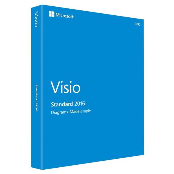 Visio Std 2016 32-bit/x64 English EM DVD