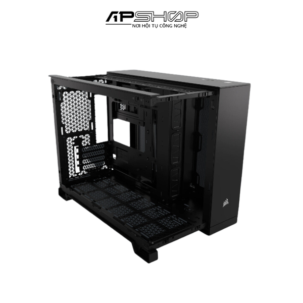 Vỏ máy tính Corsair 2500D Airflow Tempered Glass Mid Tower Black