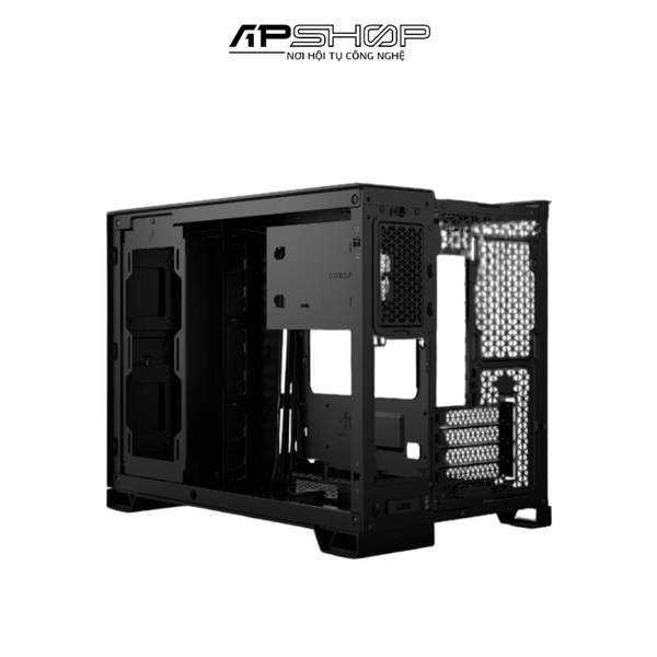 Vỏ máy tính Corsair 2500X Tempered Glass mATX Mid-Tower Black