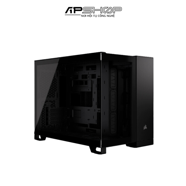 Vỏ máy tính Corsair 2500X Tempered Glass mATX Mid-Tower Black