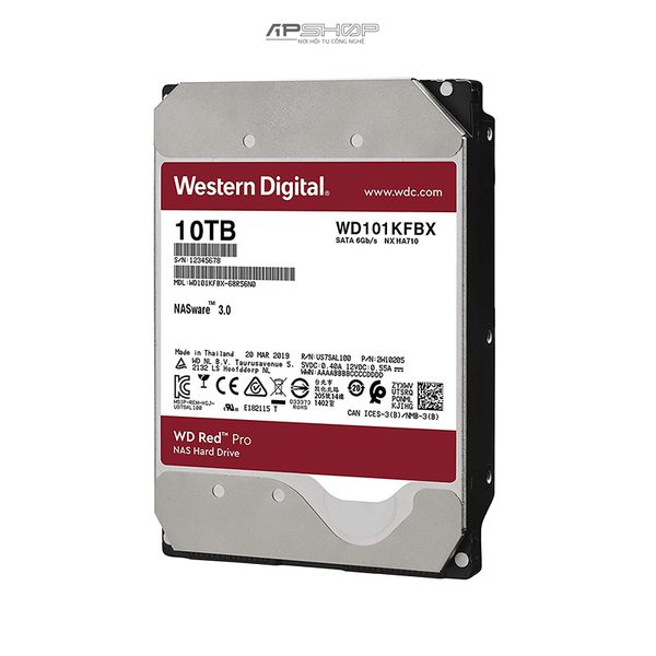 HDD Western Digital Red Pro 10TB - Hàng chính hãng