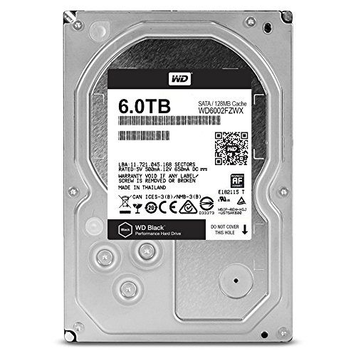 Western 6TB 7200RPM Black 128MB