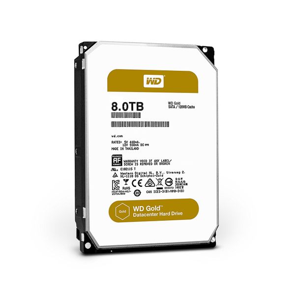 Western 8TB 7200RPM Gold