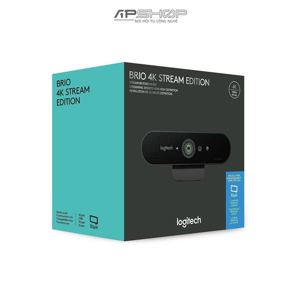 Webcam Logitech Brio 4K Stream Edition | Chính hãng