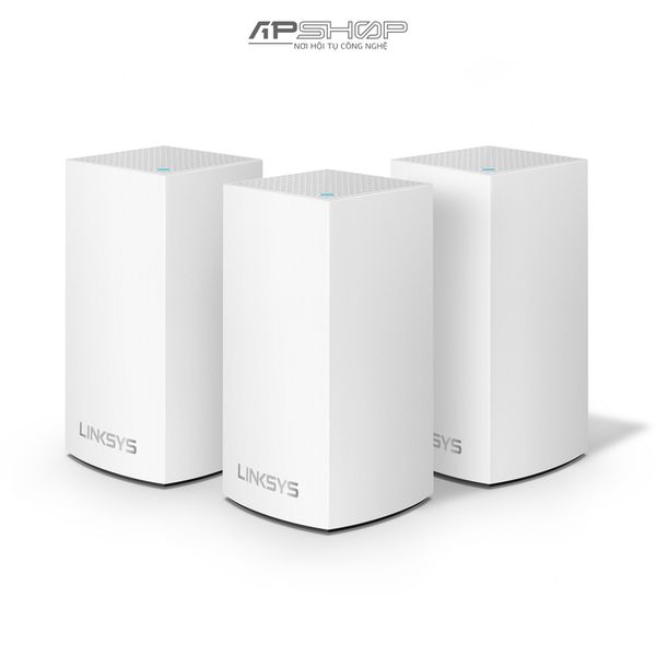 Linksys WHW0103 Velop Intelligent Mesh WiFi System, Dual-Band, 3-Pack (AC3900)