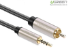 Cáp Audio 3.5mm dài 0.5M Ugreen 10601 mạ vàng chính hãng