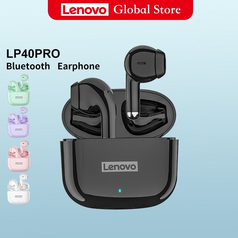 Tai nghe Lenovo không dây Tai nghe bluetooth LP40 Pro tai nghe không dây gaming headphone có mic