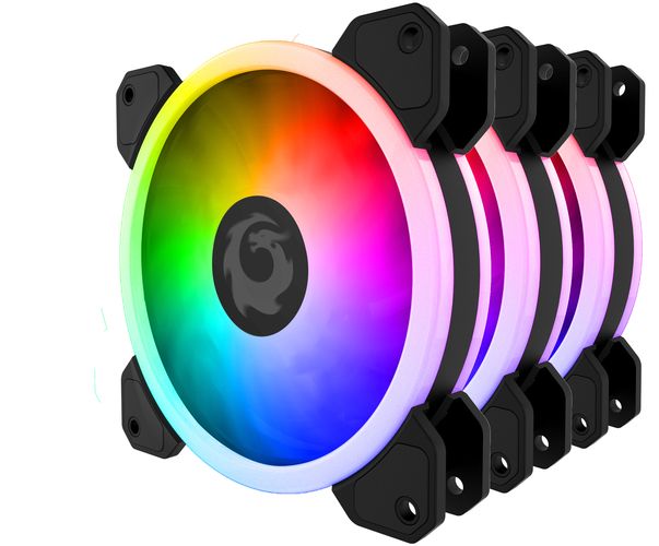 COMBO 3 FAN TẢN NHIỆT RGB FORGAME CAT EYE (KÈM ĐIỀU KHIỂN)