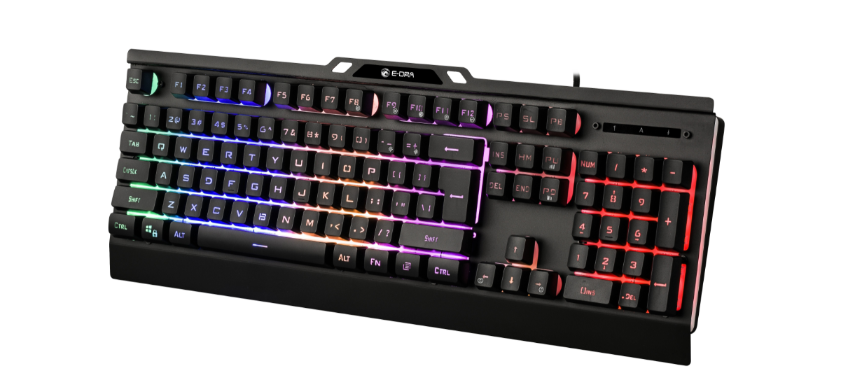 Bàn phím bán cơ E-Dra EK701 Gaming (Black)