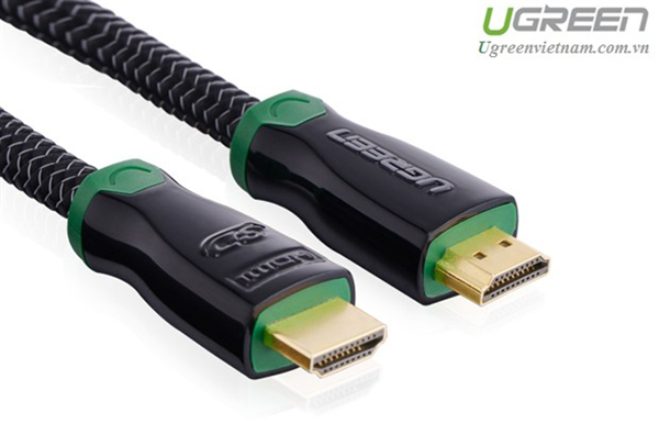 Cáp HDMI 3m hỗ trợ 4K*2K HD126 Ugreen 10293 vỏ bọc kim loại cao cấp