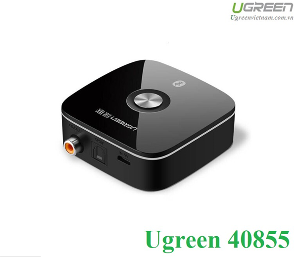 Bộ nhận Bluetooth 4.2 Music Receiver hỗ trợ Optical + Coaxial chính hãng Ugreen 40855 cao cấp