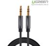 Cáp Audio 3.5mm dây tròn 0,5M mạ vàng 24K Chính hãng Ugreen 10732