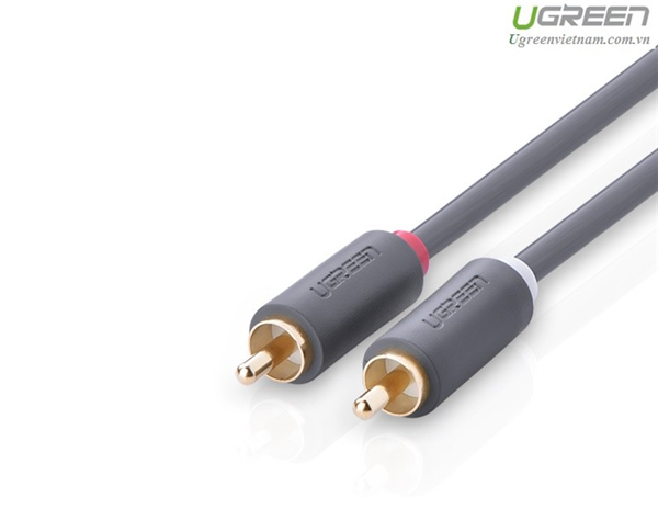 Cáp AV hoa sen 2 đầu RCA dài 5m chính hãng Ugreen 10520 Cao cấp