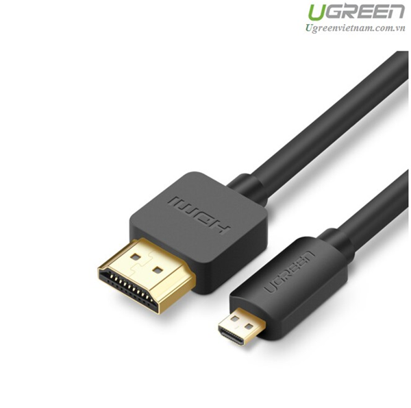Cáp Micro HDMI to HDMI dài 2m chính hãng Ugreen 30103 cao cấp