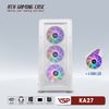 CASE VSP GAMING KA27- white + 4Fans Led