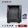 CASE VSP GAMING KA28- Black + 4Fans Led