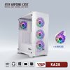 CASE VSP GAMING KA28- white + 4Fans Led