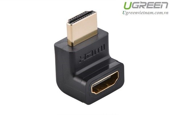 Đầu nối HDMI vuông góc 90 độ Ugreen 20110 (bẻ lên)