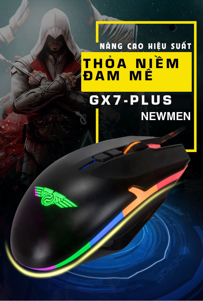 Chuột máy tính Newmen Gaming GX7-Plus