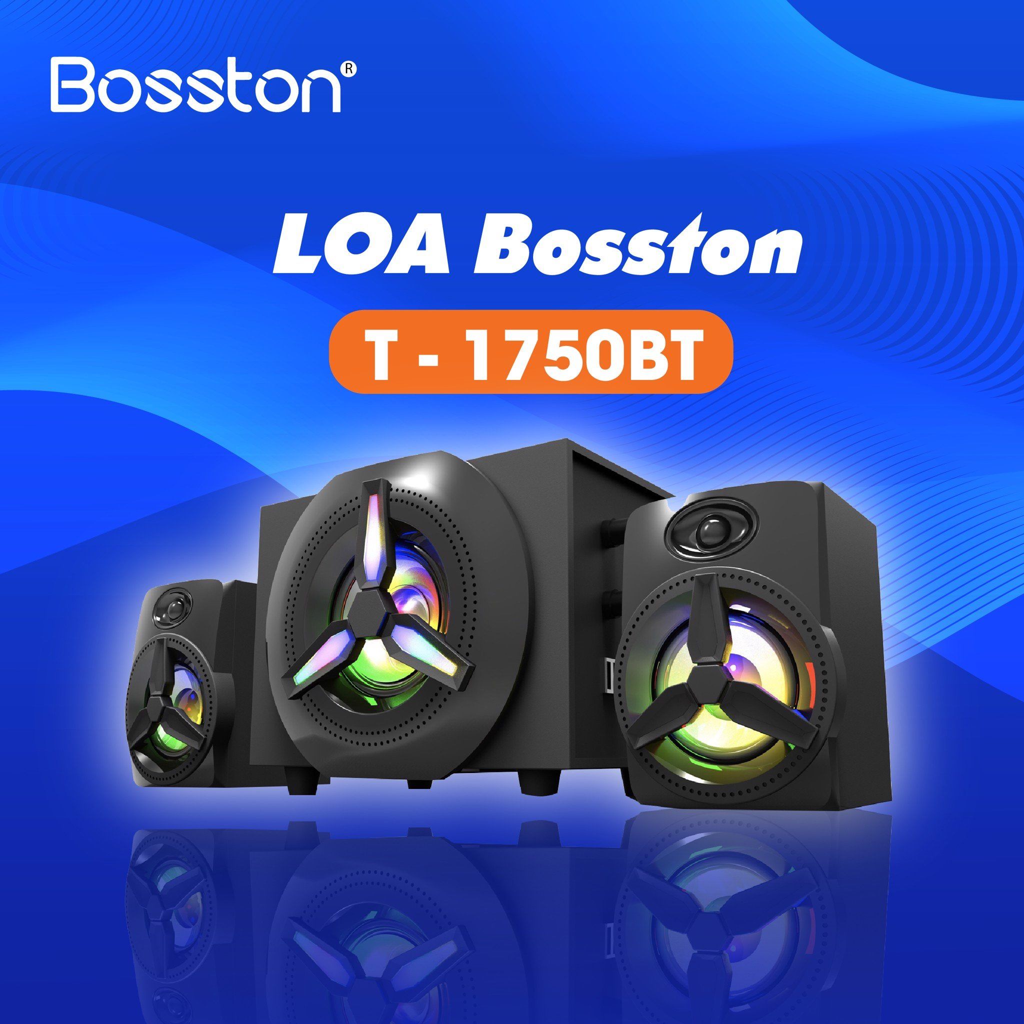 Loa vi tính 2.1 Bosston T1750-BT tích hợp Bluetooth Usb thẻ nhớ
