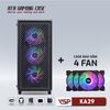 CASE VSP GAMING KA29- Black + 4Fans Led